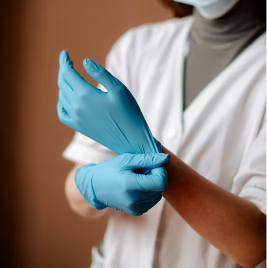 Latex Surgical Glove View 2